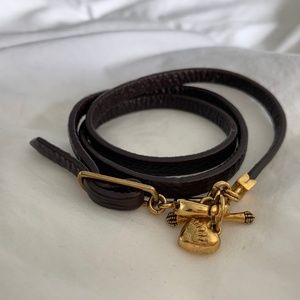 Juicy Couture Leather Wrap Bracelet
